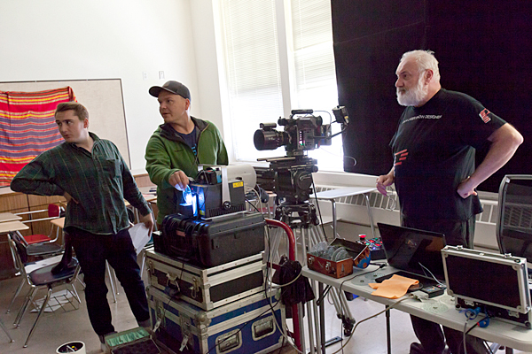 Mike movie shoot